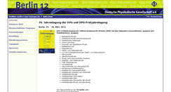 Desktop Screenshot of berlin12.dpg-tagungen.de